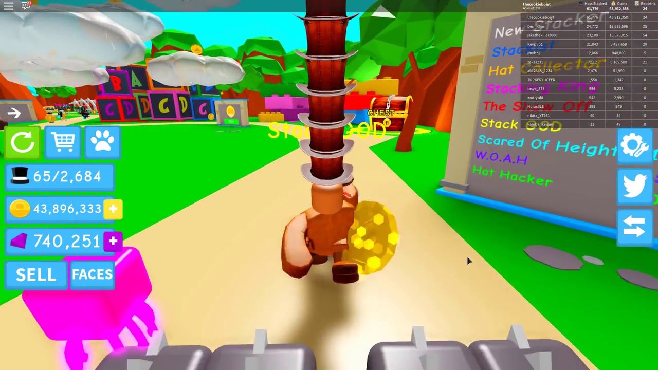 Hat Simulator в Роблоксе: описание игры про Шляпу