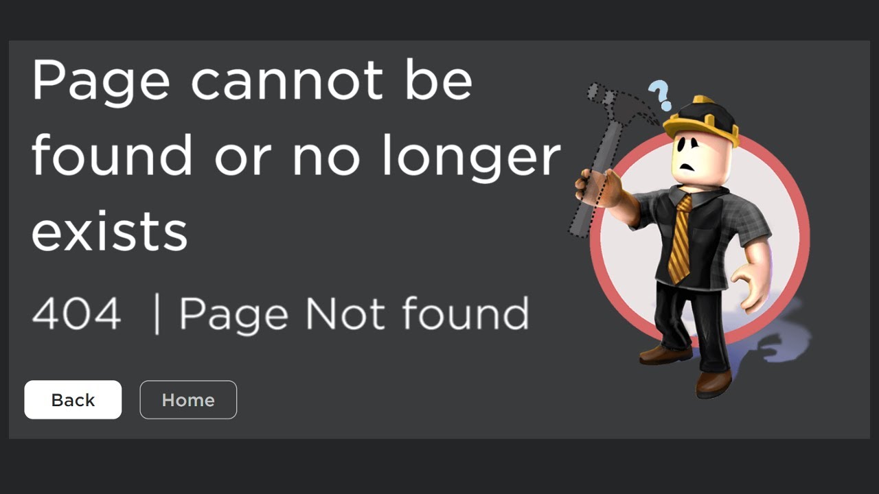 Ошибка 404 в Роблокс: что значит и как исправить