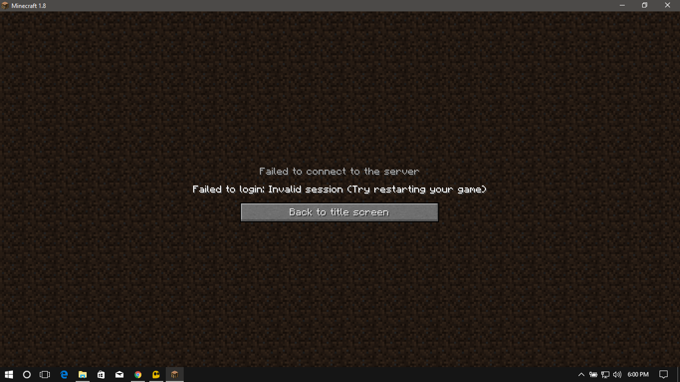 Invalid Session (Try restarting your game) в Minecraft: как исправить ошибку