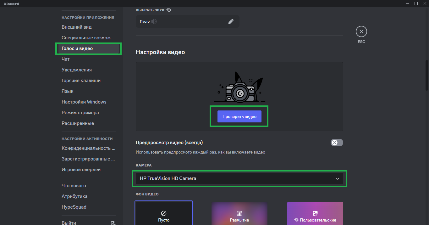 Веб камера в Дискорд: как включить, настроить и почему не работает